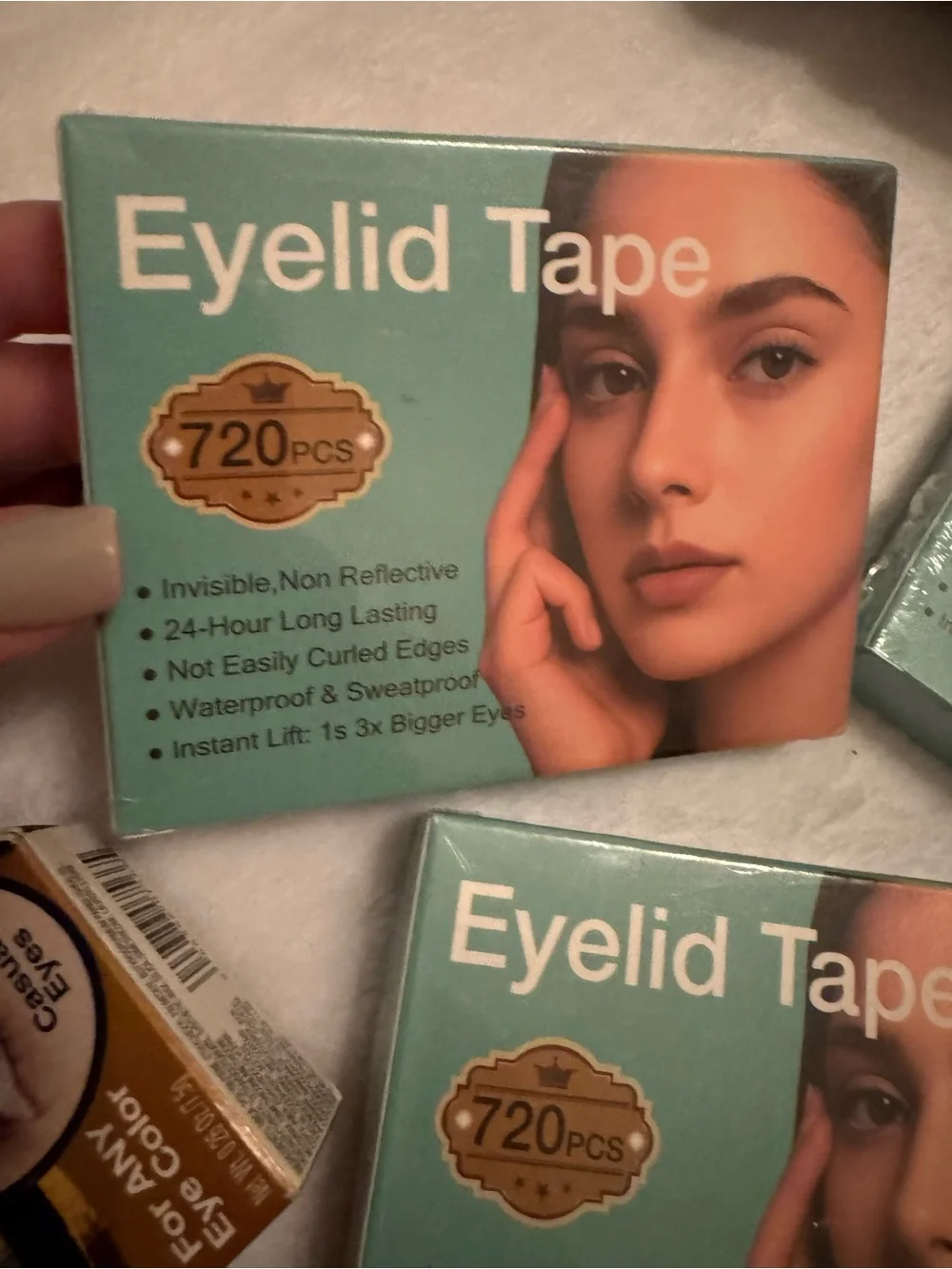 Eyelid Tape Adhesive Strips - Clear (3 Pack)eyeshadow, mascara